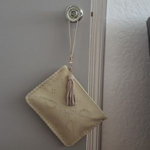 Suede Wristlet